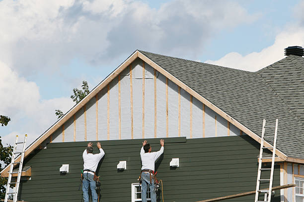 Professional Siding Contractor technician working in Churchville, PA
